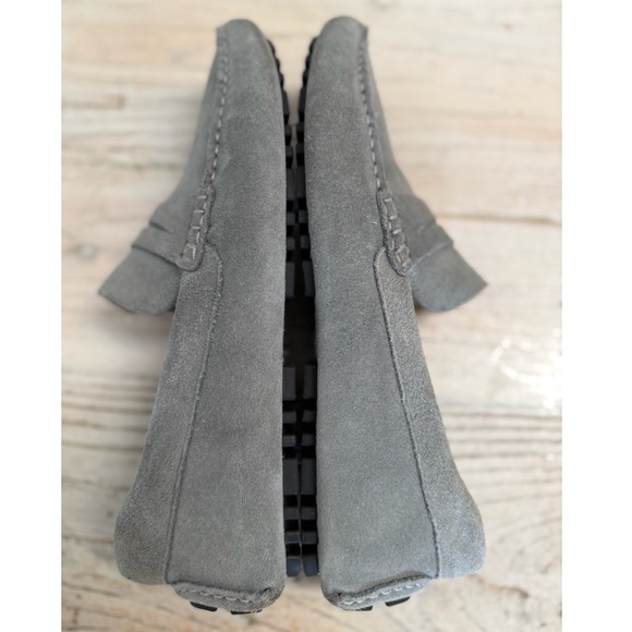 New Men’s Nordstrom suede Loafers gray size 10 - Picture 7 of 12
